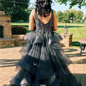 Worn once custom prom dress from Jovani. Size 4!! kept in original bag!